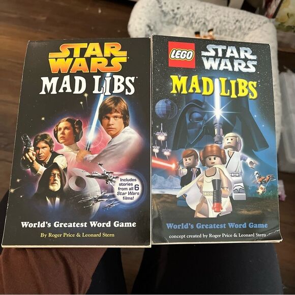 2 Pack Star Wars Mad libs - worlds greatest word game - Picture 1 of 3